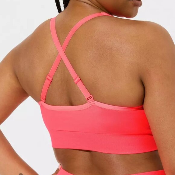 Torrid Bralette 00X Medium-Neon Bra High Neck XO Strappy Cleavage Adjustable New - Picture 2 of 3